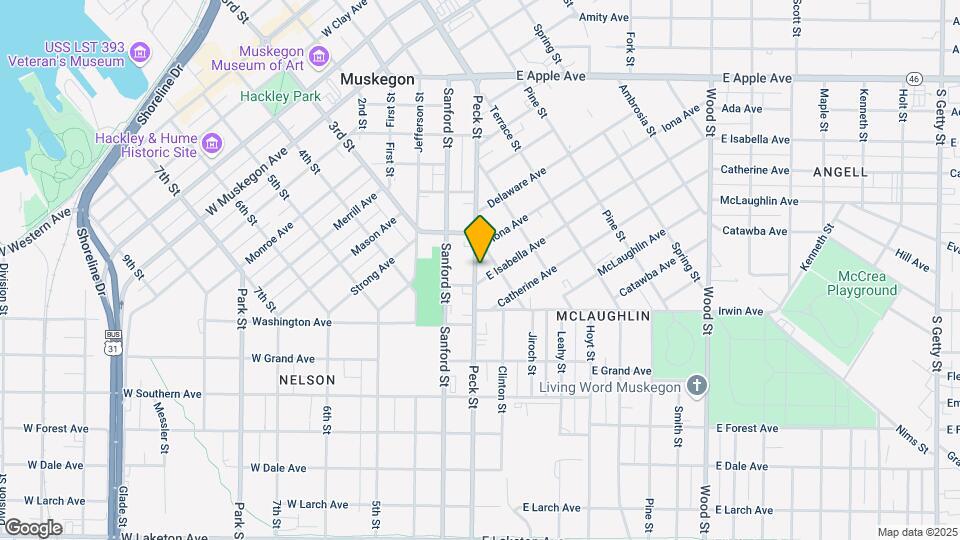 1334 Peck St Map and Location Details