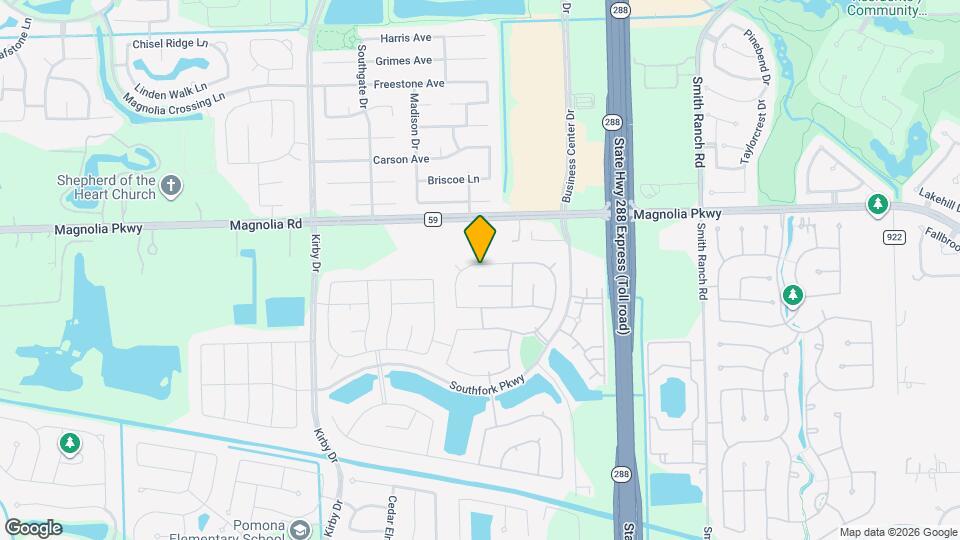 2918 Mustang Meadow Ln Map and Location Details