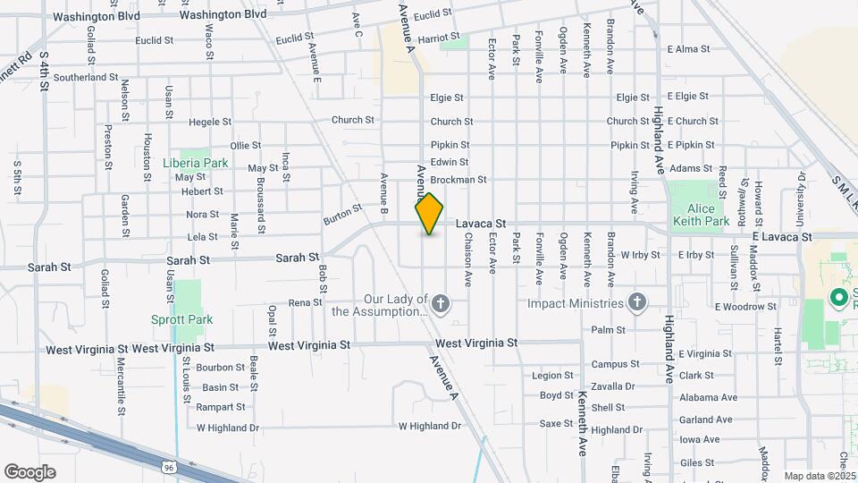 4185 Avenue A Map and Location Details