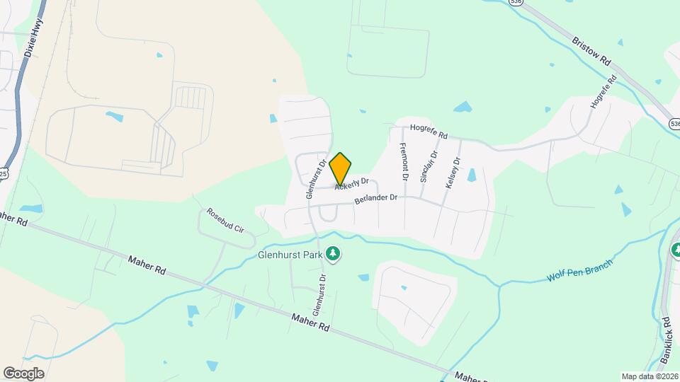 689 Ackerly Dr Mapa y Detalles de la Ubicación