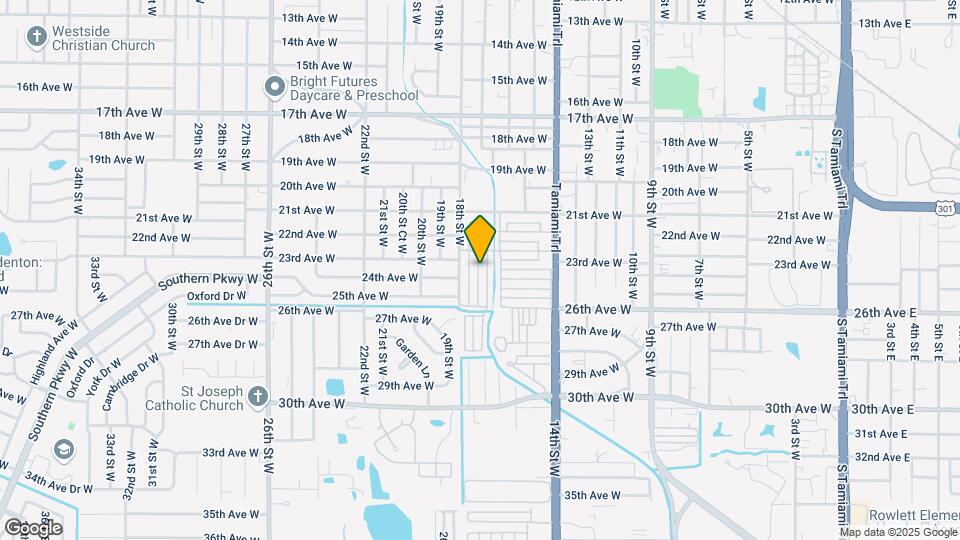 2315 17th St Ln W Map and Location Details