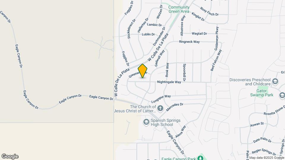 1377 Nightingale Way Map and Location Details