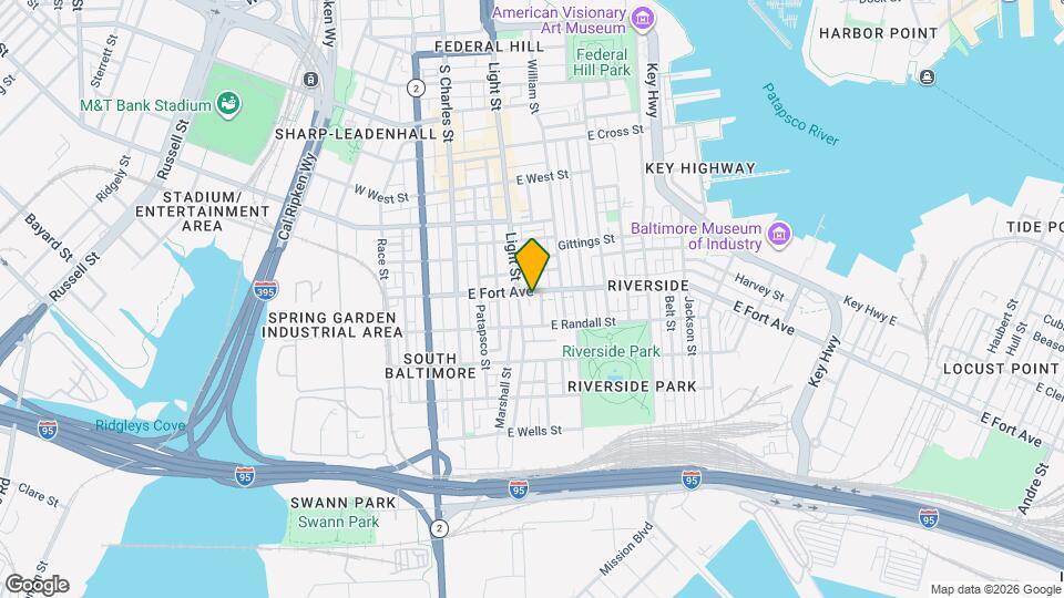 111 E Fort Ave Map and Location Details