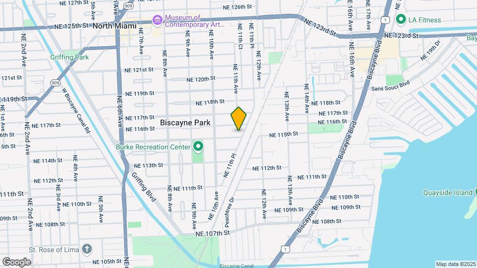 1019 NE 115th St Map and Location Details