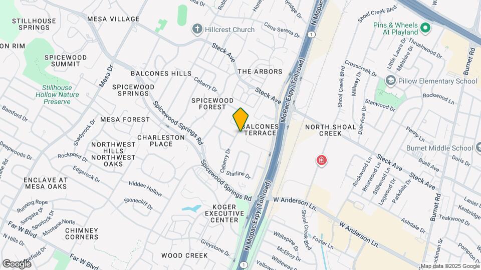 8101 Ceberry Dr Mapa y Detalles de la Ubicación