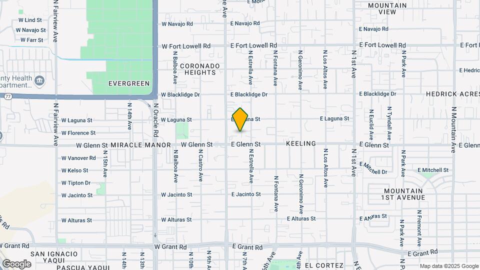 2831 N Estrella Ave Map and Location Details