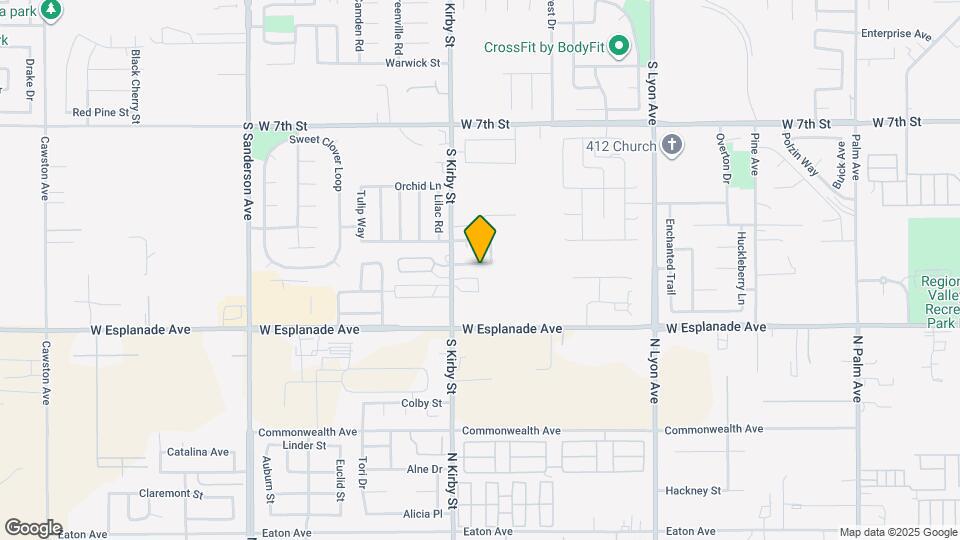 1844 Paradise Way Map and Location Details