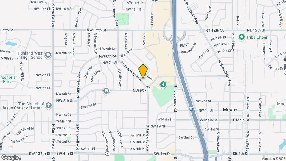 620 N Janeway Ave Map and Location Details