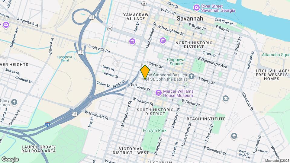 403 Tattnall St Map and Location Details