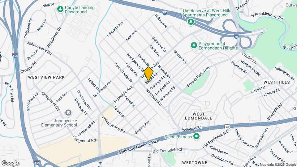 1409 Barrett Rd Map and Location Details