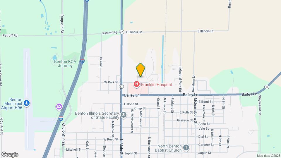 201 Mcleansboro St Map and Location Details