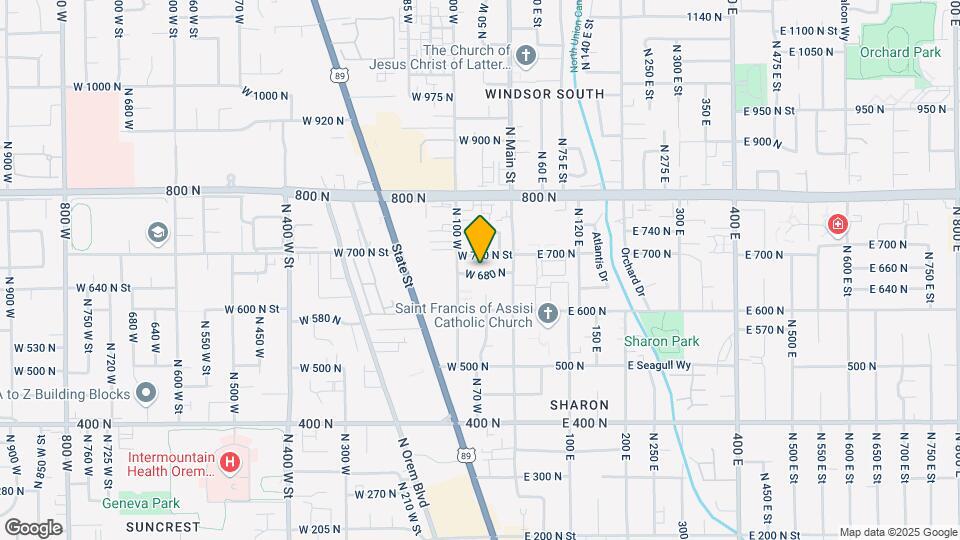 54 W 680 N Map and Location Details