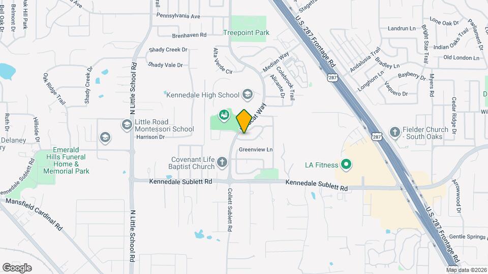 5733 Vandalia Trail Map and Location Details