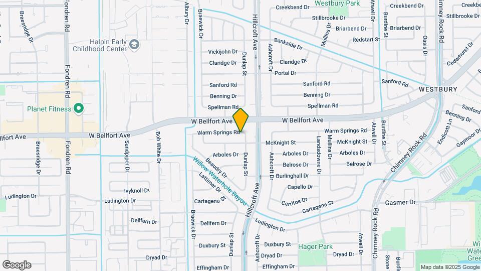 5907 Warm Springs Rd Map and Location Details