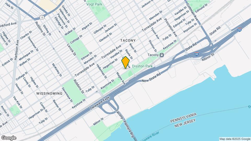6658 Keystone St Map and Location Details