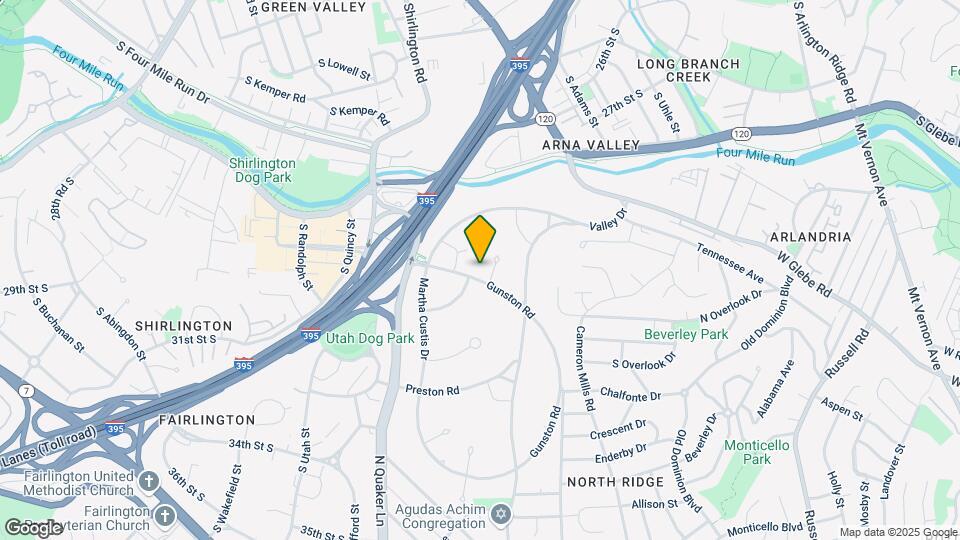 3701 Gunston Rd Map and Location Details