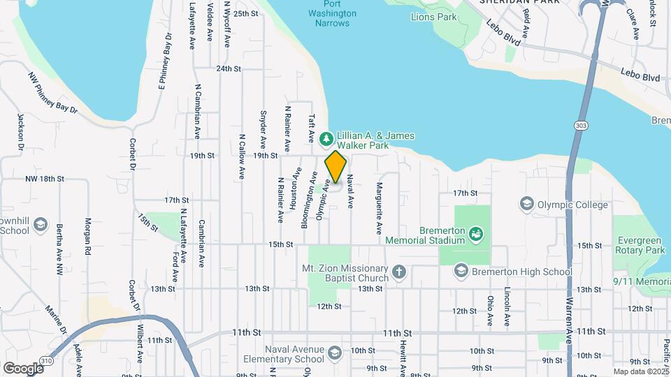 1713 Anderson St Map and Location Details