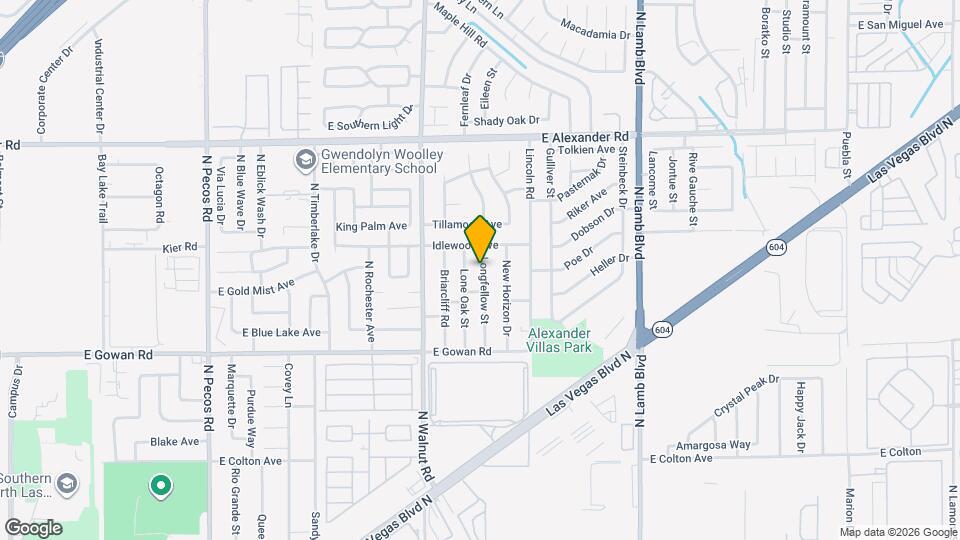 3757 Longfellow St Map and Location Details