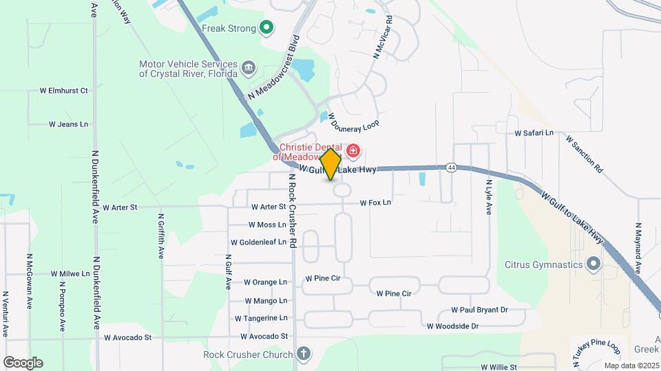 1080 N Hollywood Cir Map and Location Details