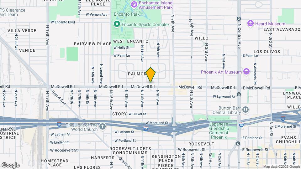 Encanto Palmcroft 4plex Map and Location Details