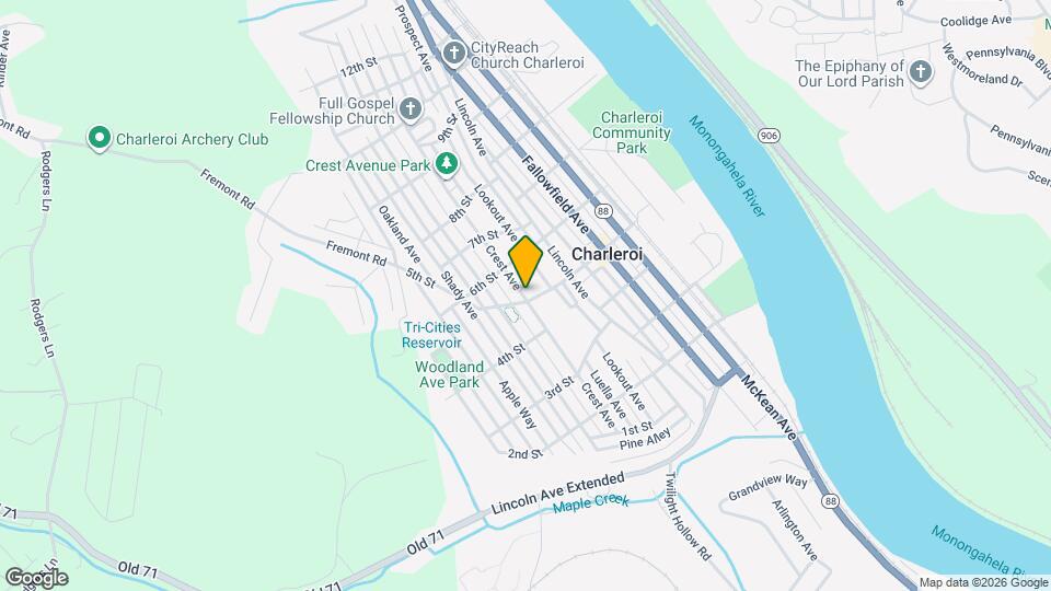 Crest Avenue Apartments and Nearby Charleroi Apartments For Rent