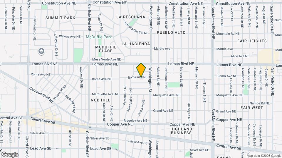 4224 Roma Ave NE Map and Location Details
