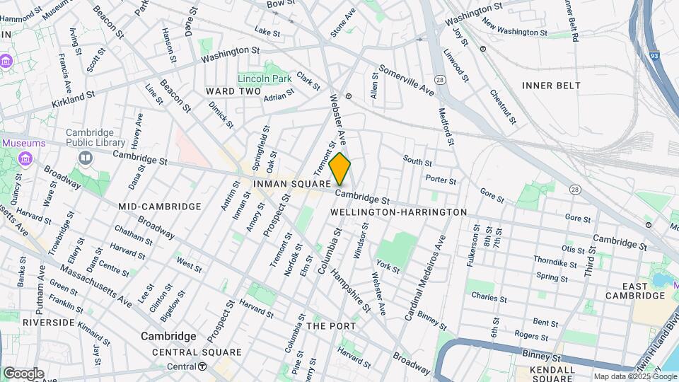 291 Elm St, Unit #2 Mapa y Detalles de la Ubicación