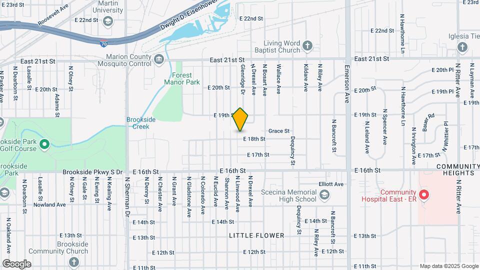4506 E 18th St Map and Location Details