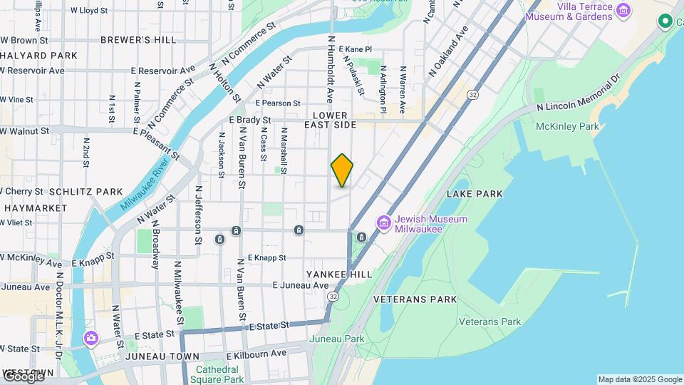 1124 E Lyon St, Unit 1124 Map and Location Details