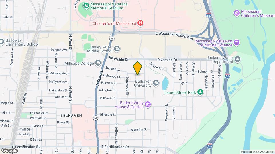 1718-1720 Hazel St Map and Location Details