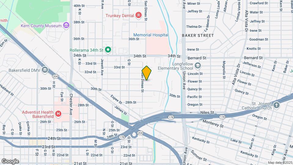 523 31st St Map and Location Details