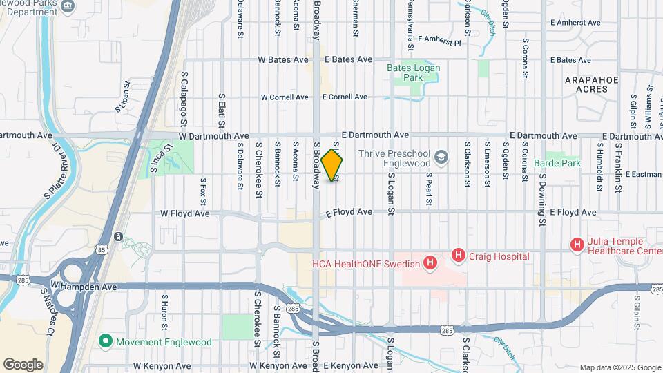 3229 S Lincoln St Map and Location Details