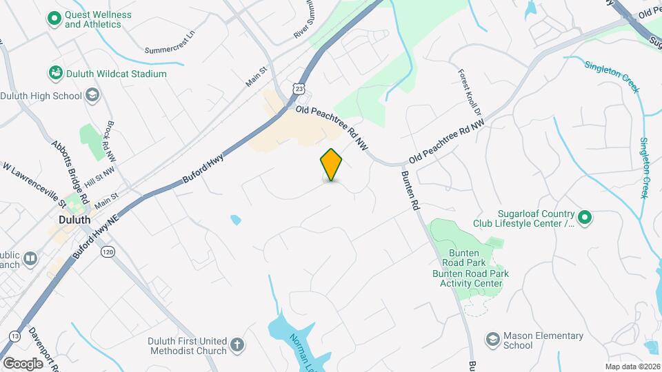 2716 Peachtree Walk Map and Location Details