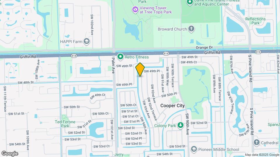 4987 SW 93rd Ave Map and Location Details