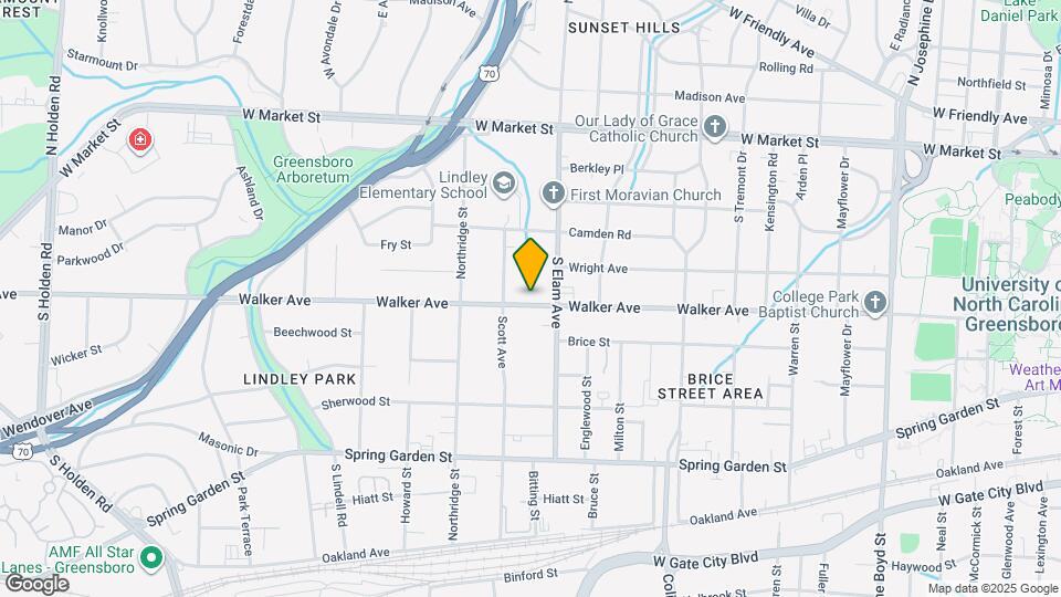 2214 Walker Ave Map and Location Details