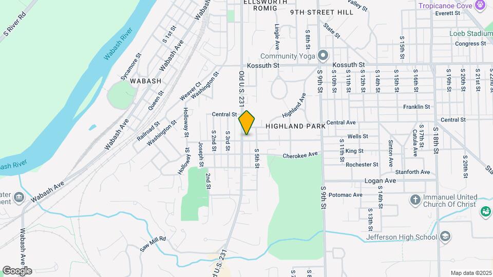 1117 S 4th St Map and Location Details