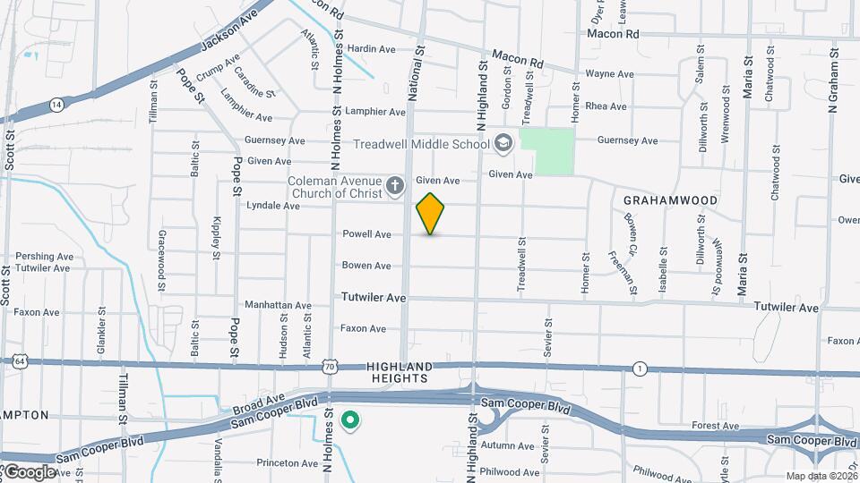 3427 Powell Ave Map and Location Details