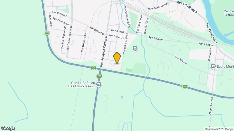 156 Arcand Rue Map and Location Details