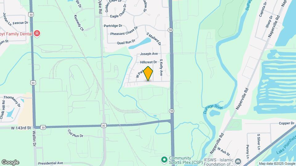 24111 W Hazelcrest Dr Map and Location Details