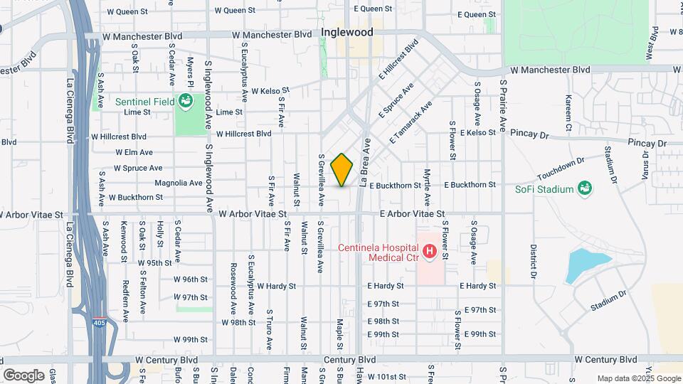 124 E Buckthorn St Map and Location Details