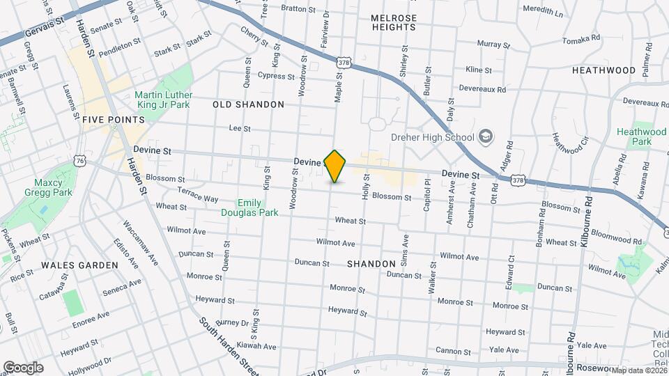 2803 Blossom St Map and Location Details