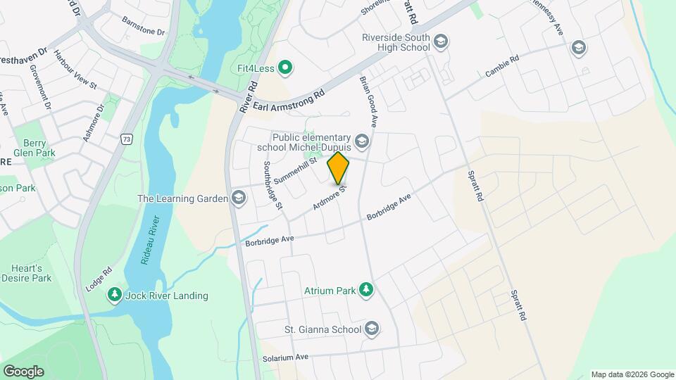 321 Ardmore St Map and Location Details