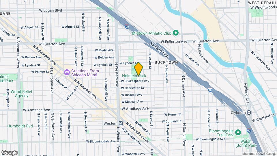 2137 N Oakley Ave Map and Location Details