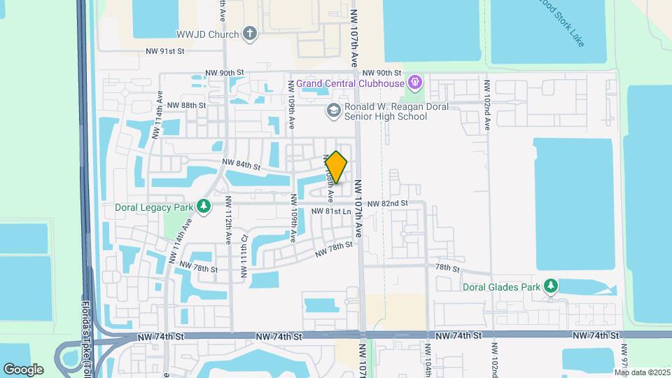 8245 NW 108th Ave Map and Location Details