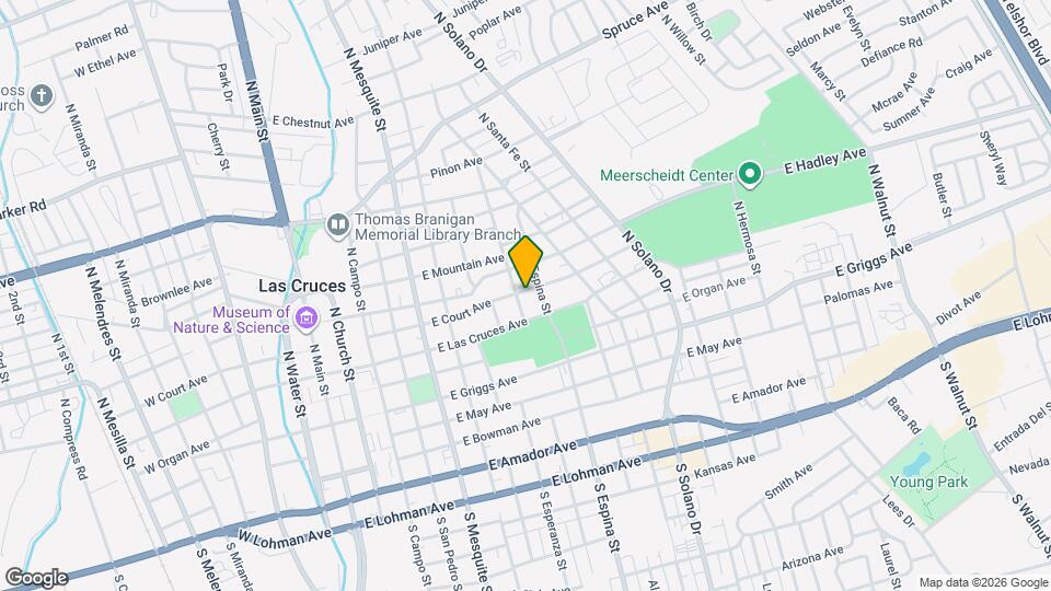 940 E Court Ave Map and Location Details