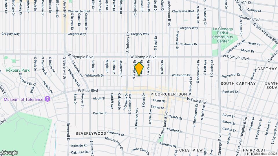 1111 S Crest Dr Map and Location Details