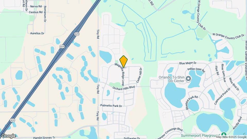 14580 Cedar Hill Dr Map and Location Details