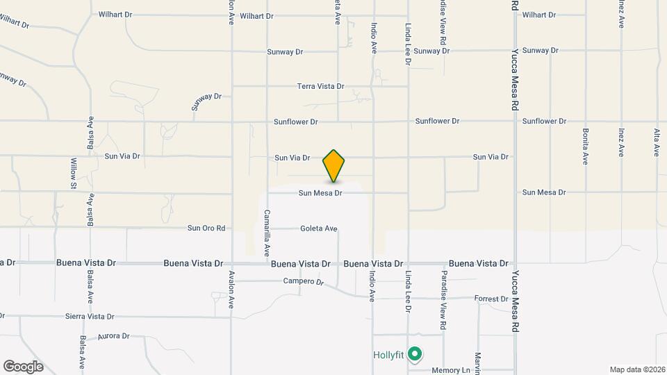 58788 Sun Mesa Dr Map and Location Details