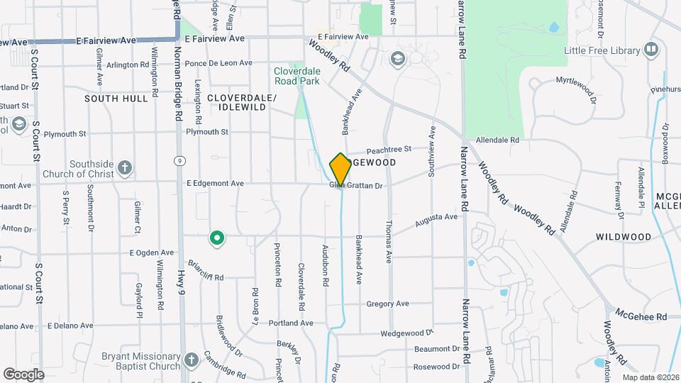 1038 Glen Grattan Dr Map and Location Details