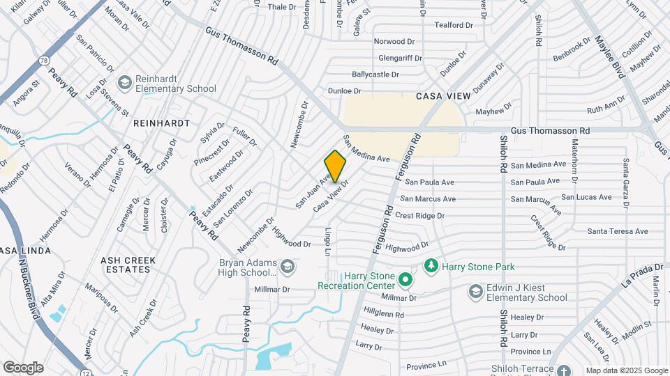 10209 Casa View Dr Map and Location Details